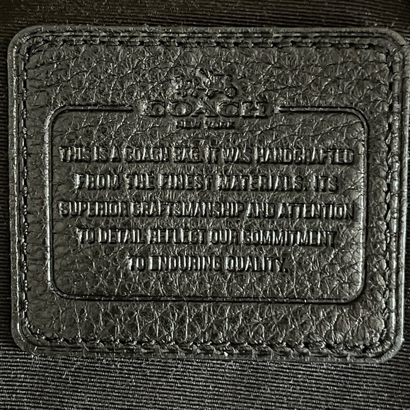 Coach Dark Gray Adjustable Strap Canvas Crossbody - Picture 6 of 9